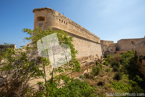 Image of Fort Saint Elmo guarding the entrance to Valletta's harbors, Valletta Malta