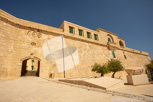Image of Fort Saint Elmo guarding the entrance to Valletta's harbors, Valletta Malta