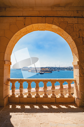 Image of Fort Saint Elmo guarding the entrance to Valletta's harbors, Valletta Malta