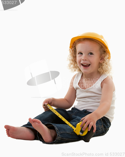 Image of Little construction worker