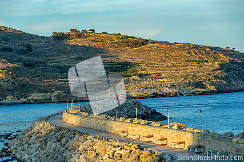 Image of Gozo Fast Ferry for scenic cruise back to Malta Island.