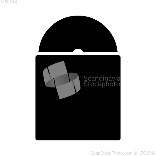 Image of Vinyl Record In Envelope Icon