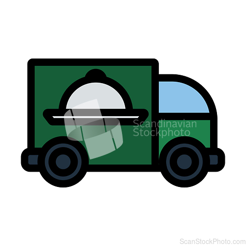 Image of Icon Of Delivering Car