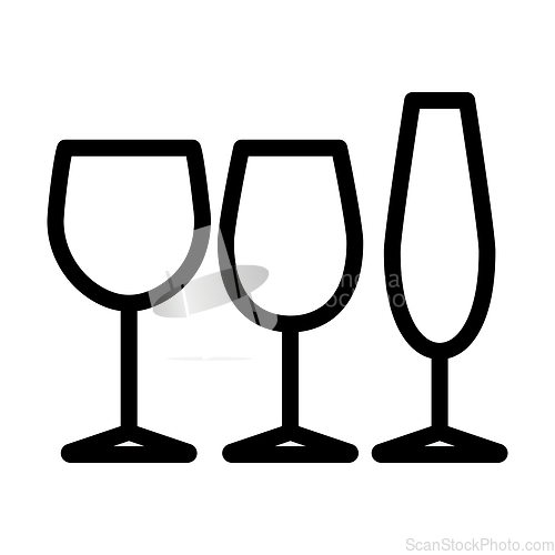Image of Icon Of Glasses Set