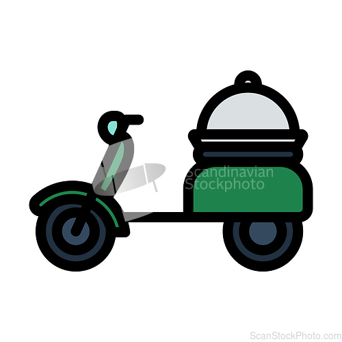 Image of Icon Of Delivering Motorcycle