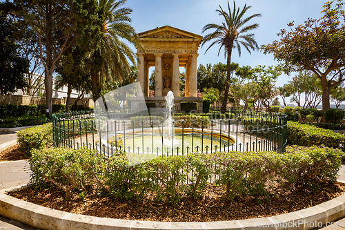 Image of Lower Barakka Gardens in Valletta on Malta