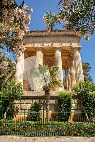 Image of Lower Barakka Gardens in Valletta on Malta