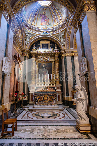Image of St. George's Basilica rises above Victoria, Gozo