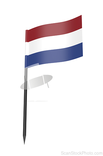 Image of Toothpick with the flag of the Netherlands