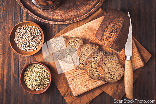 Image of Gluten free bread, homemade paleo or ketogenic bread