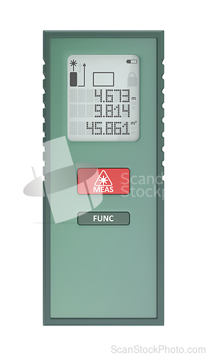 Image of Front view of laser distance meter