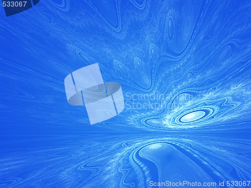 Image of blue abstract
