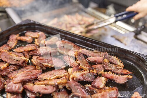 Image of Close up of delicious duck breast