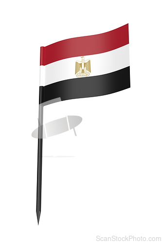 Image of Egyptian flag toothpick