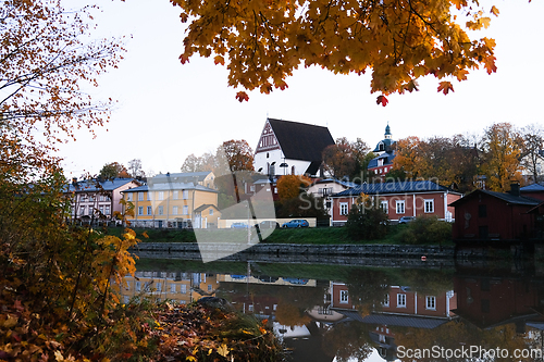 Image of Old Town of Porvoo in Autumn
