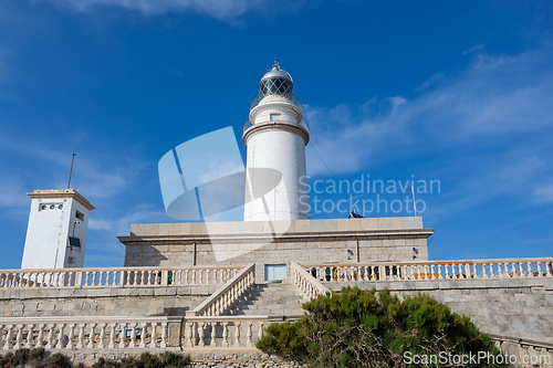 Image of Lighthouse at Cape Formentor in the Coast of North Mallorca, Spain