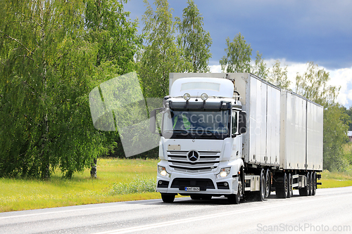 Image of Freight Transport by Mercedes-Benz Actros Truck 