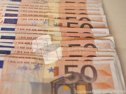 Image of Euro (EUR) notes, European Union (EU)