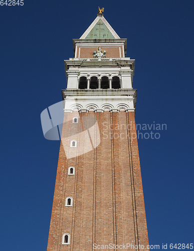 Image of St Mark campanile in Venice