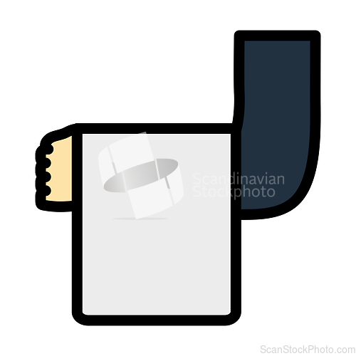 Image of Icon Of Waiter Hand With Towel