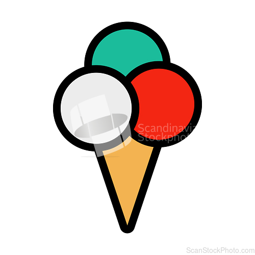 Image of Icon Of Ice-cream Cone
