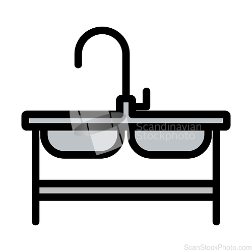Image of Icon Of Double Sink