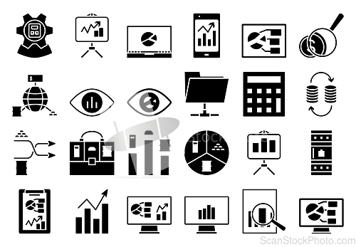 Image of Analytics Icon Set