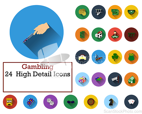 Image of Gambling Icon Set