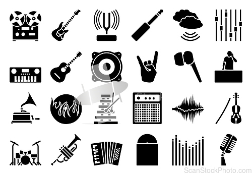 Image of Music Icon Set