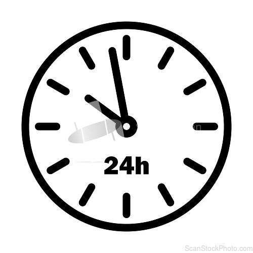 Image of 24 Hours Clock Icon