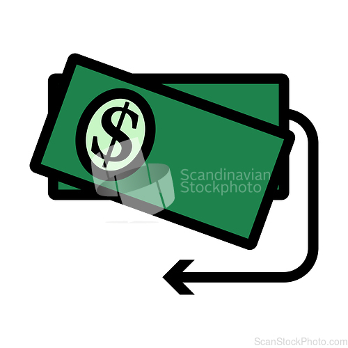 Image of Cash Back Dollar Banknotes Icon