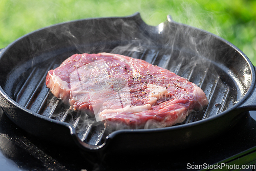 Image of fresh raw beef steak meat 