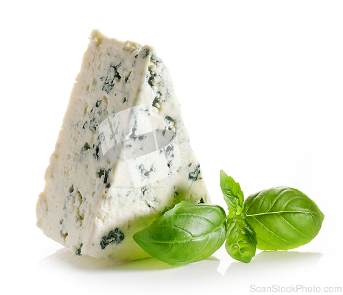 Image of piece of blue cheese