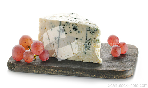 Image of piece of blue cheese