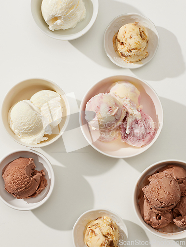 Image of different ice cream bowls