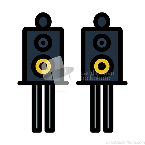 Image of Audio System Speakers Icon