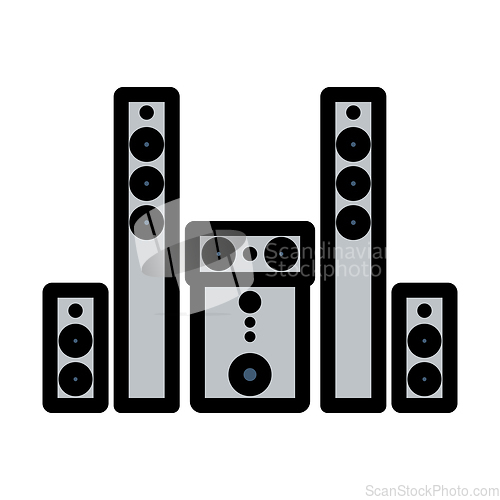 Image of Audio System Speakers Icon