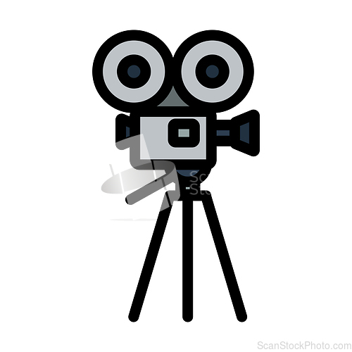 Image of Retro Cinema Camera Icon