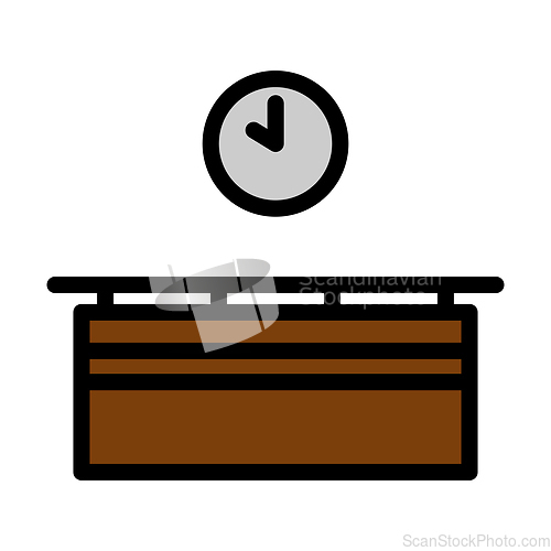 Image of Office Reception Desk Icon