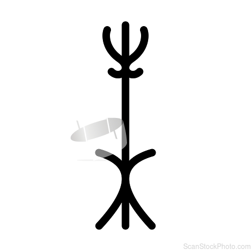 Image of Office Coat Stand Icon