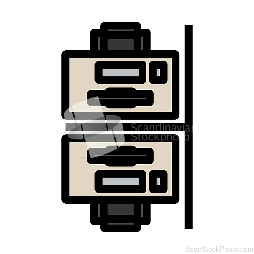 Image of Office Table Top View Icon