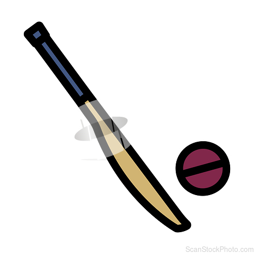 Image of Cricket Bat Icon