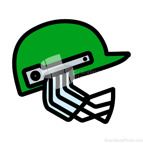 Image of Cricket Helmet Icon