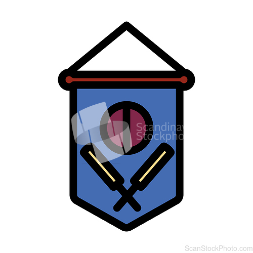 Image of Cricket Shield Emblem Icon