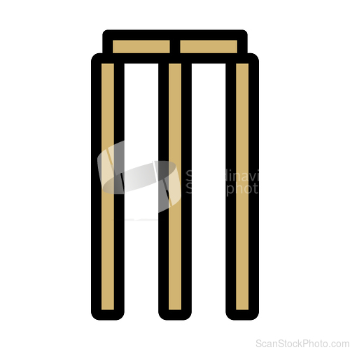 Image of Cricket Wicket Icon