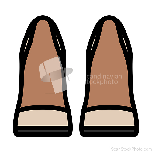 Image of Business Woman Shoes Icon