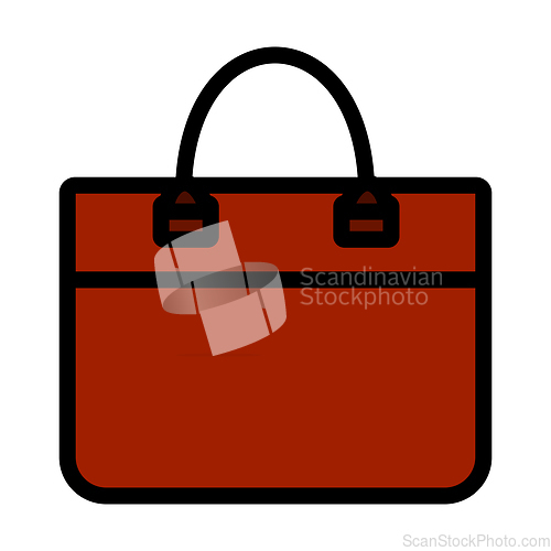 Image of Business Woman Briefcase Icon