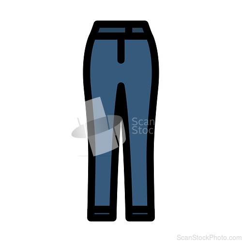 Image of Business Woman Trousers Icon