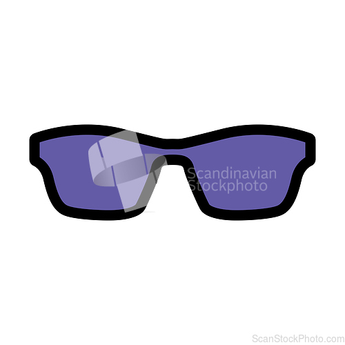 Image of Business Woman Glasses Icon