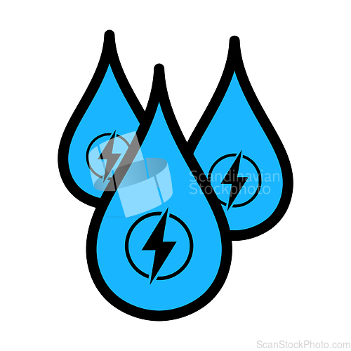Image of Hydro Energy Drops Icon